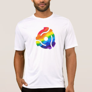 Camiseta Vibran do adaptador de gravação plástico de 45 RPM