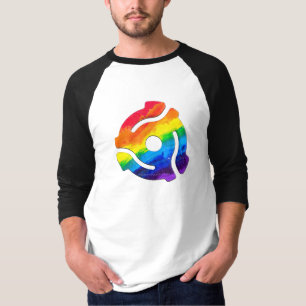 Camiseta Vibran do adaptador de gravação plástico de 45 RPM
