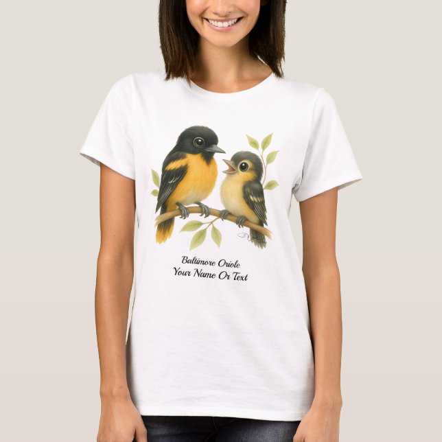 Camiseta Vibrant Baltimore Oriole (Frente)