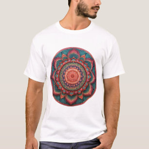 Camiseta Vibrant Color Mandala