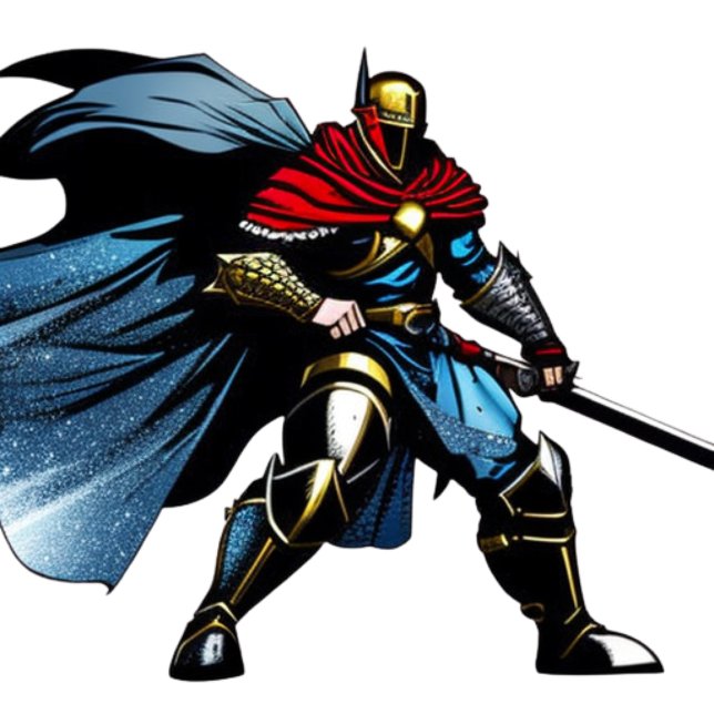 Camiseta Vibrant Knight (Criador carregado)