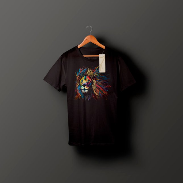Camiseta Vibrant Lion King (Criador carregado)