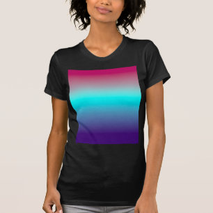 Camiseta Vibrant Magenta to Deep Purple Smooth Abstract