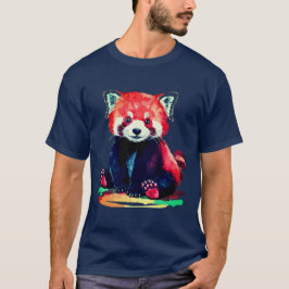Camiseta Vibrant Panda Design