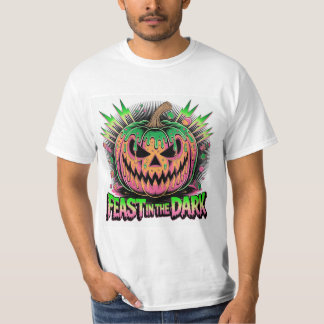 Camiseta Vibrant Scary Pumpkin Pop Art