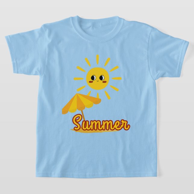 Camiseta Vibrant Summer Sunshine Design (Postura )