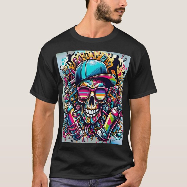 Camiseta Vibrant Urban Art (Frente)
