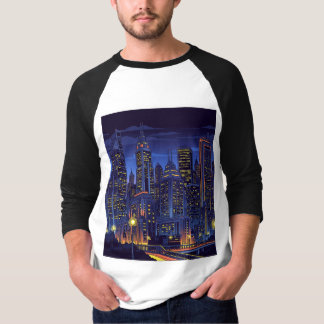 Camiseta Vibrant Urban Energy Cityscape * "Modern City Ni"