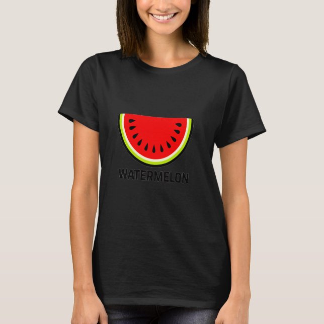 Camiseta Vibrant Watermelon Design Fun and Bold (Frente)