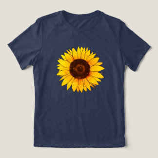 Camiseta Vibrant Yellow Sunflower Bloom