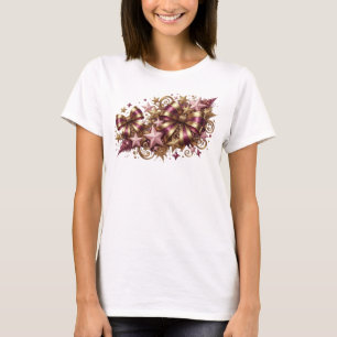 Camiseta Vibrante Laranja ALEGRIA DE NATAL Arte Usável