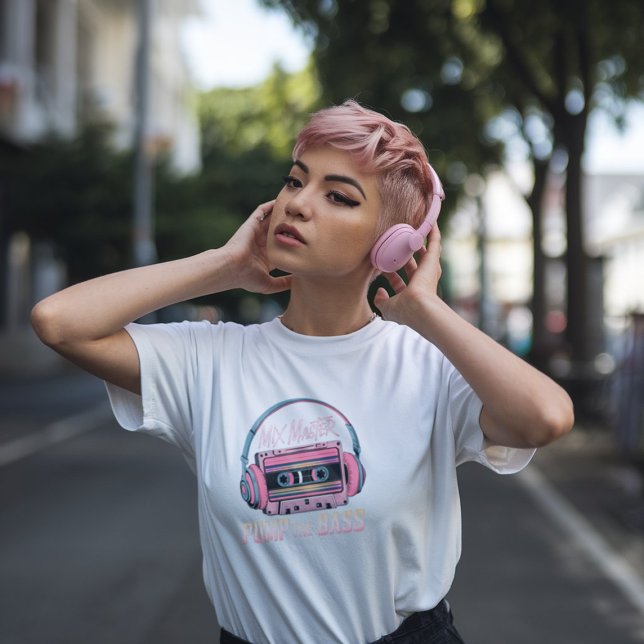 Camiseta Vibrante Mix Master Rosa (Criador carregado)