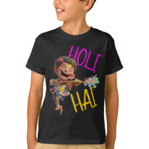 Camiseta vibrante personalizável "Holi Hai" para m