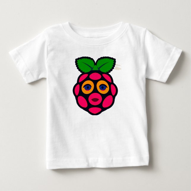 Camiseta 🍓 Vibrante Presente de Fruta de Bebê Fofa de Fram (Frente)