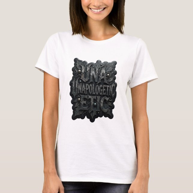 Camiseta Vibrante Printa INEXCUSÁVEL Prata (Frente)