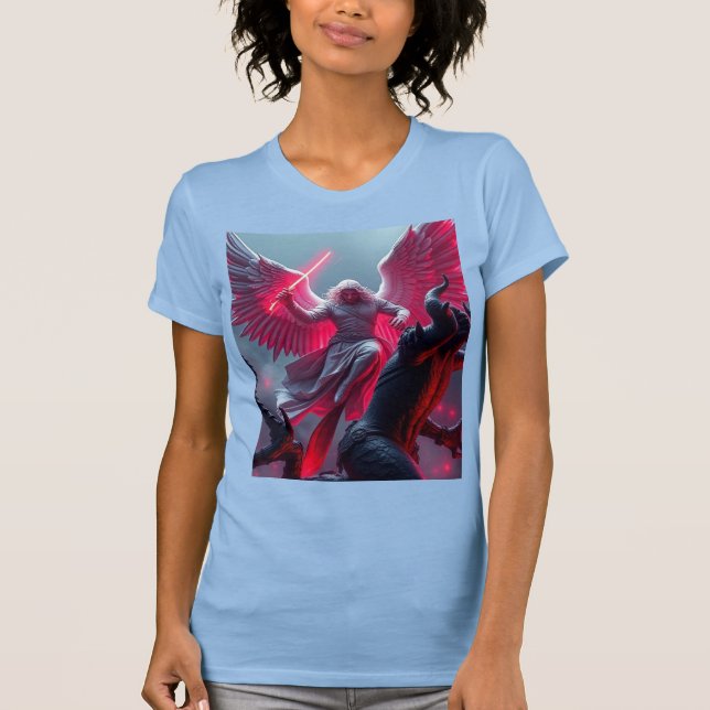 Camiseta Vibrante Rua Michael, Archangel Tee, Mulher (Frente)