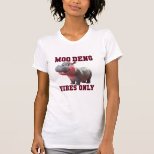 Camiseta VÍBULOS ADORÁVEIS DE MOO DENG APENAS Bons Bebês, H