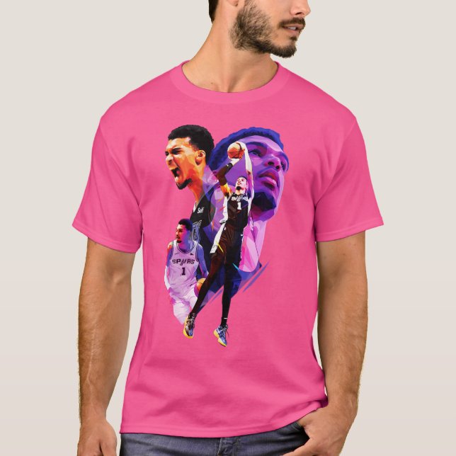 Camiseta Vic Wemby Low Poly (Frente)