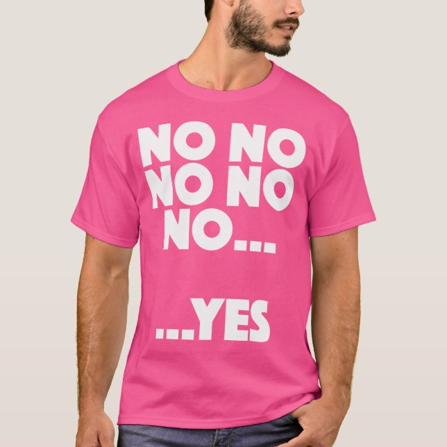 Camiseta Vicar De Dibley - Não Não Não Sim (Frente)