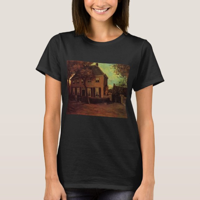 Camiseta Vicariato em Nuenen por Vincent van Gogh (Frente)