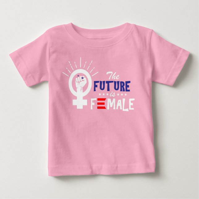 Camiseta Vice-Presidente Kamala Harris Futuro é Mulher (Frente)
