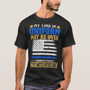 Camiseta Vice-Xerife aposentado agente policial aposentado