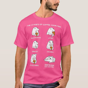 Camiseta Viciada Em Café Para Homens Mulheres Barista Café 