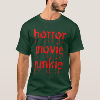 Camiseta Viciada em Filmes de Terror Feminino Amante de Fil