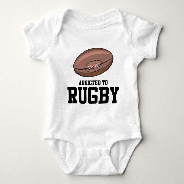 Camiseta Viciado ao rugby (Frente)