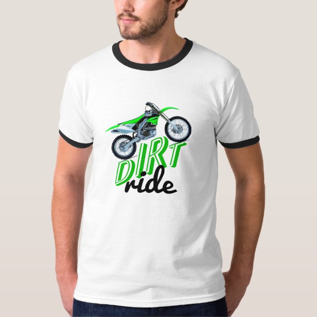 Camiseta Viciado do motocross (Frente)