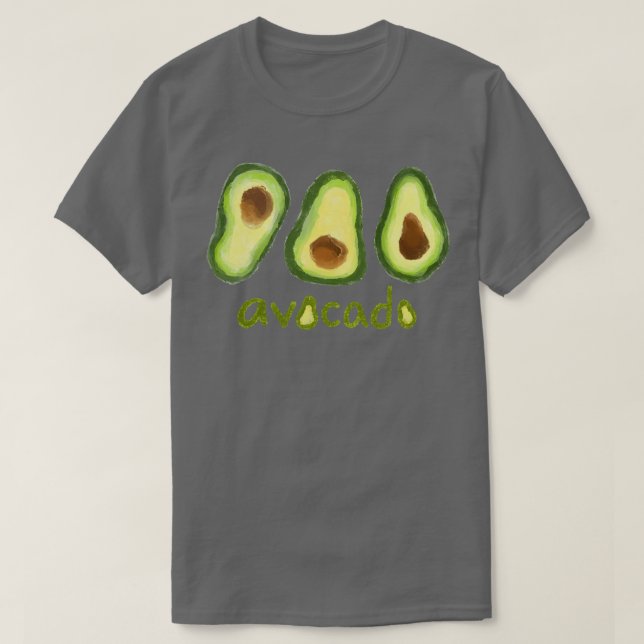 Camiseta Viciado em abacate 6 (Frente do Design)