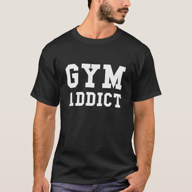 CAMISETA VICIADO EM ACADÊMIA (Frente)