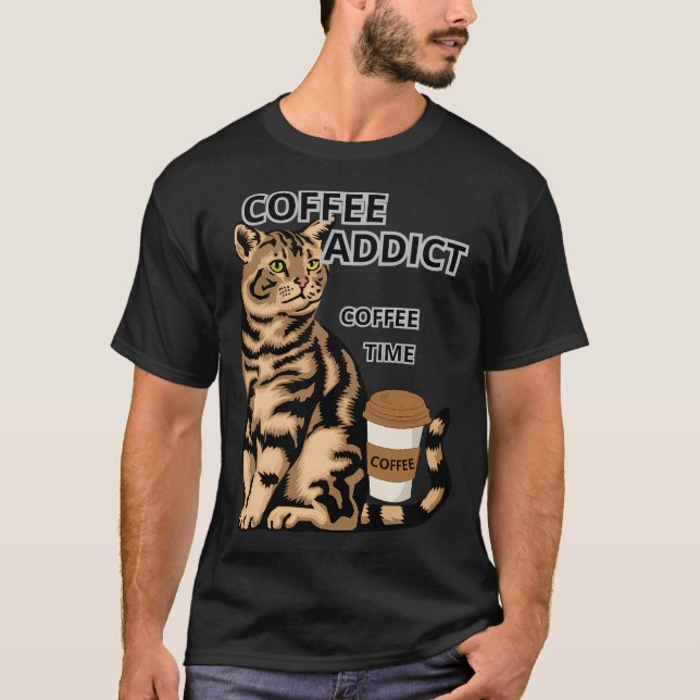 CAMISETA VICIADO EM CAFÉ (Frente)