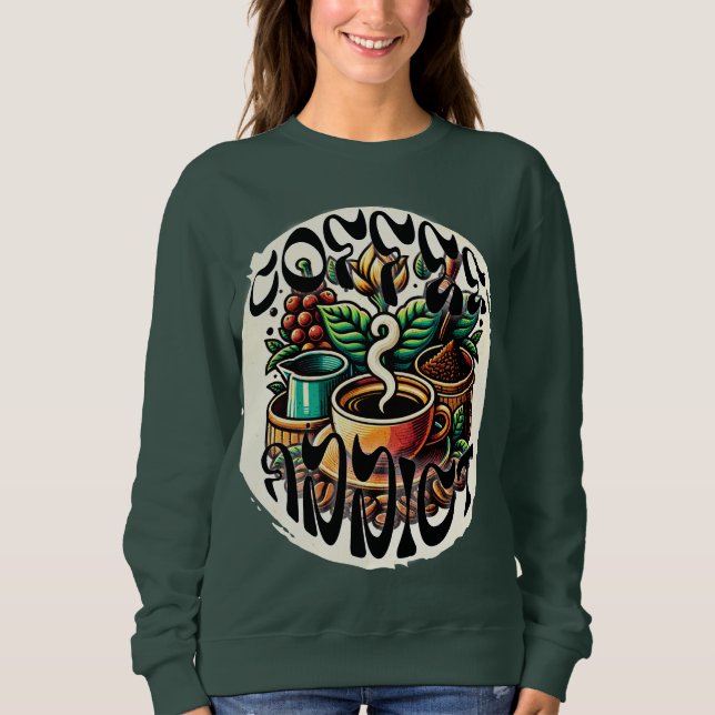 Camiseta Viciado em café (Frente)