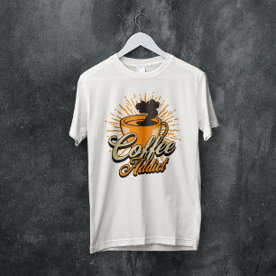 Camiseta Viciado em café