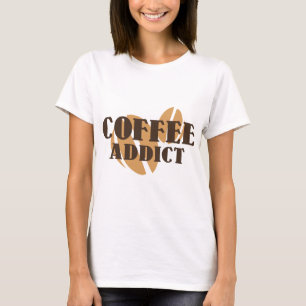 Camiseta Viciado em café