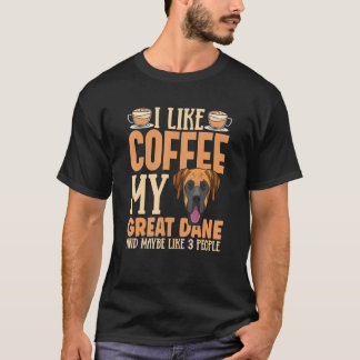 Camiseta Viciado Em Café Com Roupa De Cachorro Grande Para 