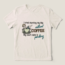 Camiseta Viciado em café para garotas