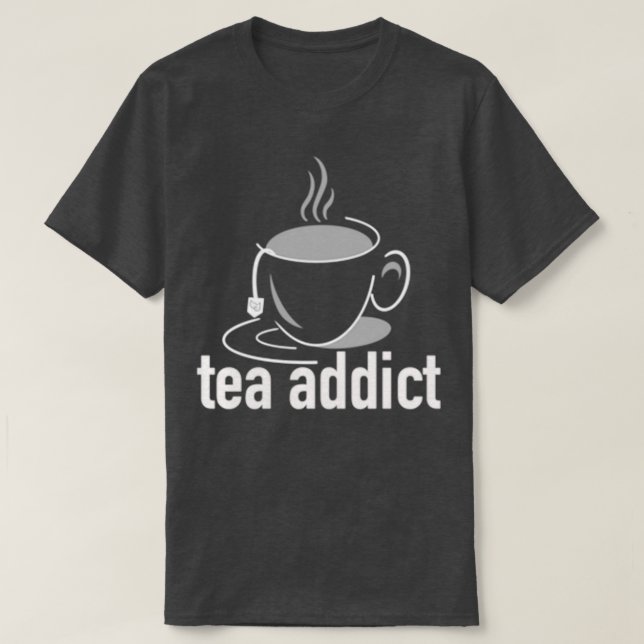 Camiseta Viciado em chá 5 (Frente do Design)