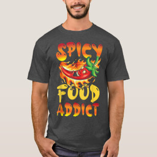Camiseta Viciado em Comida picante