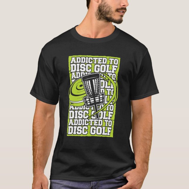 Camiseta Viciado Em Disco Golf Frisbee Buddy Player Pro Dis (Frente)
