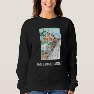 Camiseta Viciado em ferrovia Aficionado
