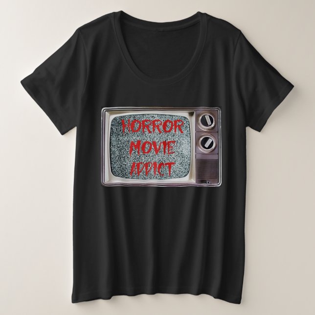 Camiseta Viciado em Filme Horror (Frente do Design)