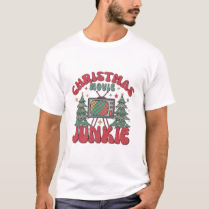 Camiseta Viciado em Filmes de Natal - Natal dos Homens