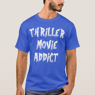 Camiseta Viciado em filmes de suspense vintage