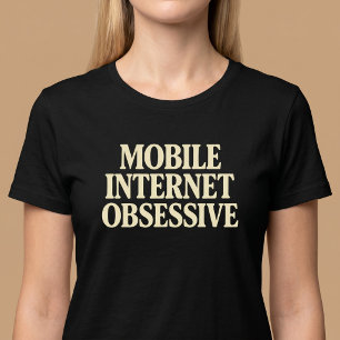 Camiseta Viciado em Internet Móvel