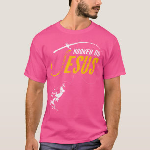 Camiseta Viciado Em Jesus, Pesca Cristã Engraçada