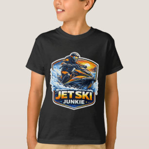 Camiseta Viciado em jet ski, dono de jet ski engraçado