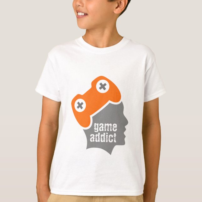 Camiseta Viciado em Jogo (Frente)