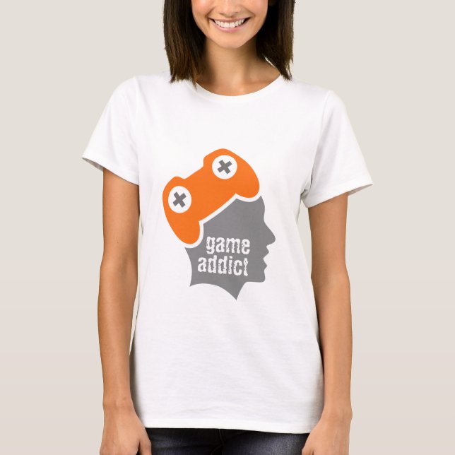Camiseta Viciado em Jogo (Frente)